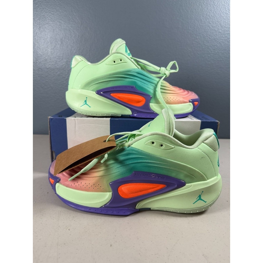 Jordan Luka 3 Vapor Green/Jade-Orange Gradient Sneakers Size 8.5